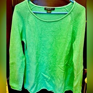 Eddie Bauer sweater light green Size PL